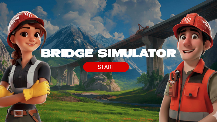 Building bridge simulator