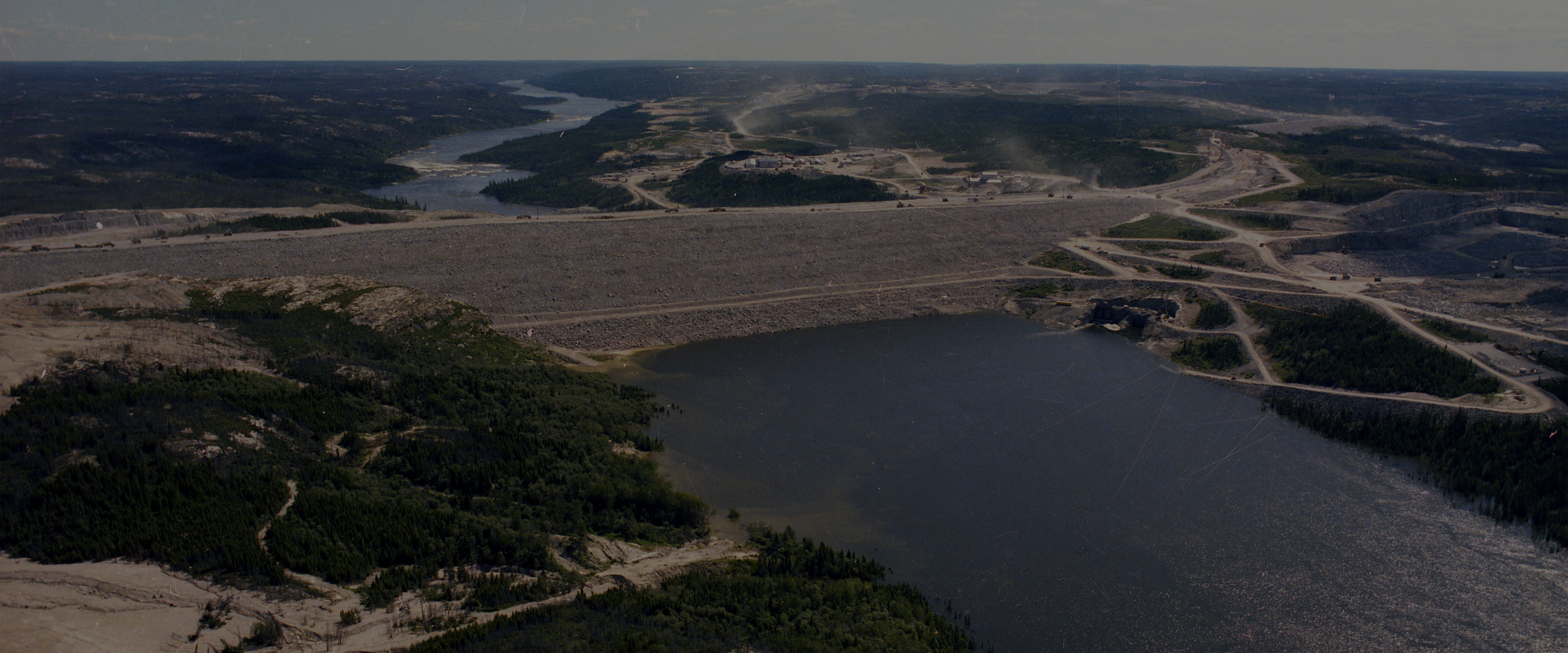 DIGA LG2 PROGETTO IDROELETTRICO JAMES BAY SUL FIUME LA GRANDE 3840x1600
