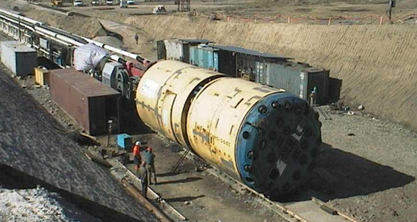 Double Shield Wanjiazhai Yellow River Diversion Project China 4,8m diam