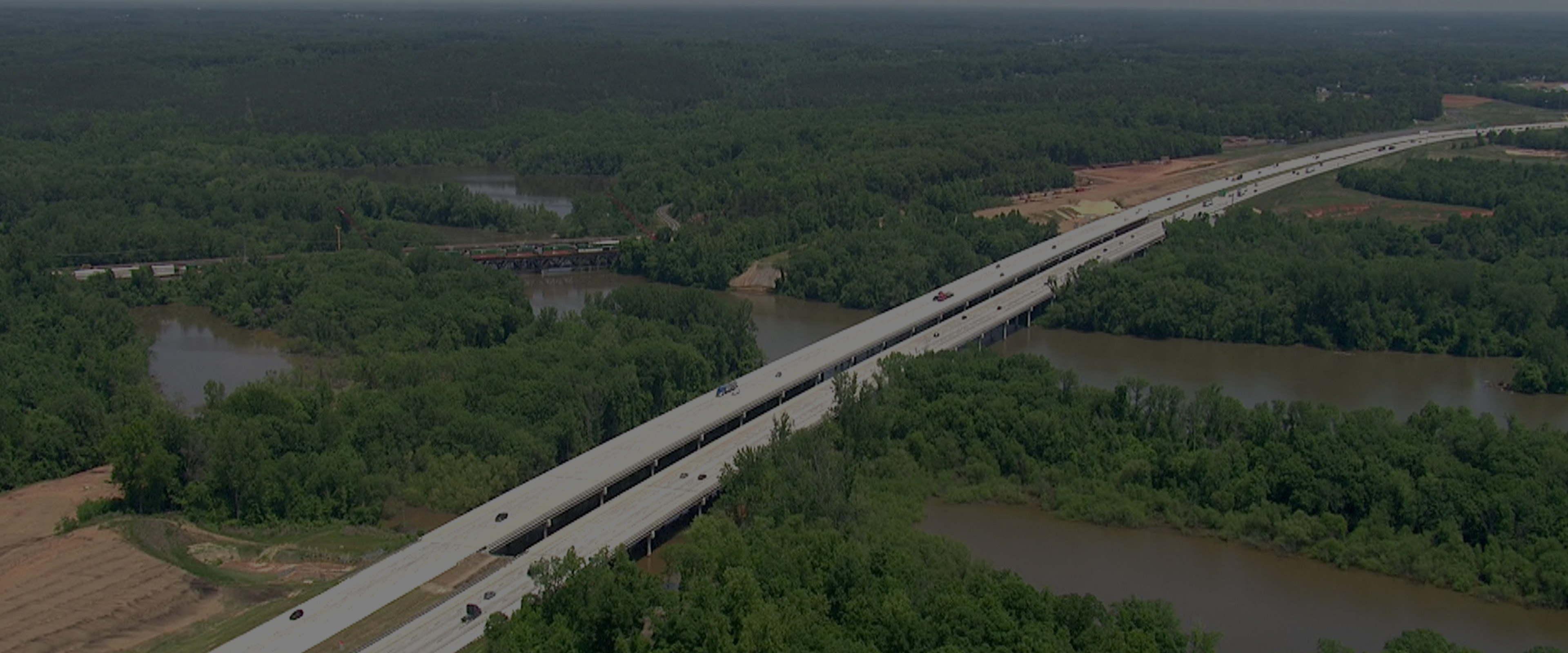 I 85 SUL FIUME YADKIN 3840x1600