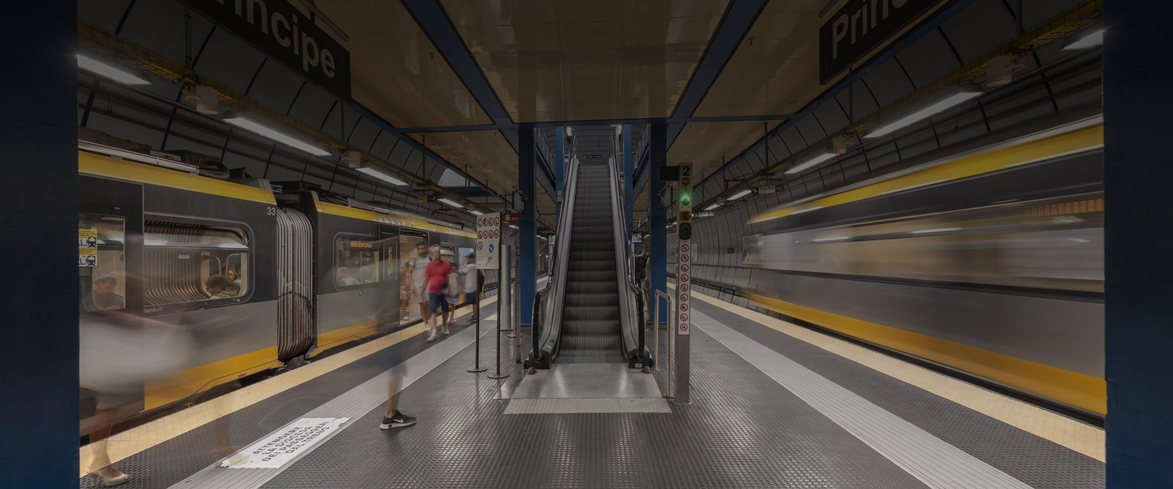 METROPOLITANA DI GENOVA TRATTA PRINCIPE   SAN GIORGIO CARICAMENTO   LE GRAZIE 3840x1600