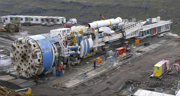 TBM Single Gripper Karahnjukar Project Iceland
